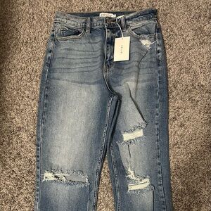 Cello Women's Distressed Skinny Jeans - Blue